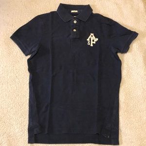 Abercrombie and Fitch polo. Size Medium. Navy blue